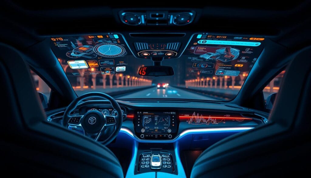 HUD في السيارات