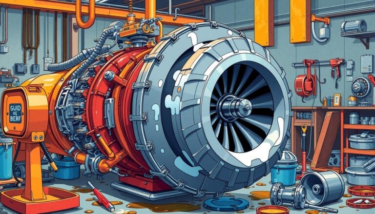 إرشادات لتنظيف وإصلاح المحركات التوربينية.