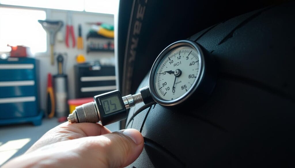 ضبط ضغط الإطارات ضبط ضغط الإطارات