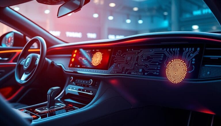 طوير أنظمة استشعار البصمة في السيارات الذكية.