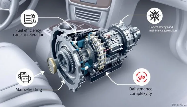 مزايا وعيوب ناقل الحركة CVT.