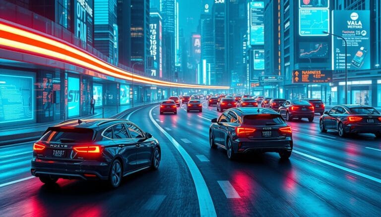 مستقبل تكنولوجيا الاتصال بين السيارات (V2V).