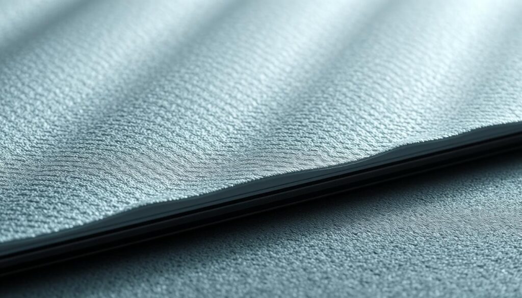 A close-up view of a high-quality car insulation panel, showcasing its intricate construction and textured surface. The panel is made of advanced multilayer materials, designed to effectively block heat transfer and maintain a comfortable cabin temperature. Subtle lighting from the side illuminates the panel's sleek, modern design, emphasizing its thermal efficiency and durability. The image conveys a sense of technical expertise and attention to detail, reflecting the panel's role in providing reliable thermal protection for vehicles. A close-up view of a high-quality car insulation panel, showcasing its intricate construction and textured surface. The panel is made of advanced multilayer materials, designed to effectively block heat transfer and maintain a comfortable cabin temperature. Subtle lighting from the side illuminates the panel's sleek, modern design, emphasizing its thermal efficiency and durability. The image conveys a sense of technical expertise and attention to detail, reflecting the panel's role in providing reliable thermal protection for vehicles.