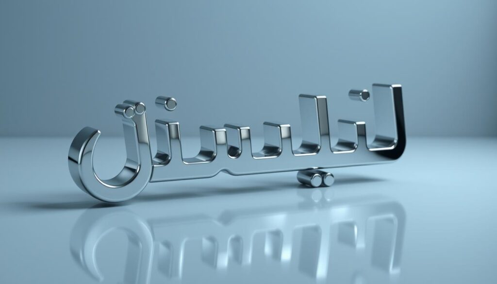 A detailed, high-resolution image of the Arabic word "حالة" presented as a three-dimensional object with a metallic, chrome-like finish. The word appears to be floating in a minimalist, reflective environment with a soft, muted color palette, such as shades of gray, blue, or silver. The lighting is subtle and directional, creating gentle highlights and shadows that accentuate the dimensional quality of the word. The camera angle is slightly elevated, giving the viewer a slightly bird's-eye perspective of the scene. The overall mood is sleek, modern, and sophisticated, reflecting the high-end nature of the "سيارة دودج" topic. A detailed, high-resolution image of the Arabic word "حالة" presented as a three-dimensional object with a metallic, chrome-like finish. The word appears to be floating in a minimalist, reflective environment with a soft, muted color palette, such as shades of gray, blue, or silver. The lighting is subtle and directional, creating gentle highlights and shadows that accentuate the dimensional quality of the word. The camera angle is slightly elevated, giving the viewer a slightly bird's-eye perspective of the scene. The overall mood is sleek, modern, and sophisticated, reflecting the high-end nature of the "سيارة دودج" topic.