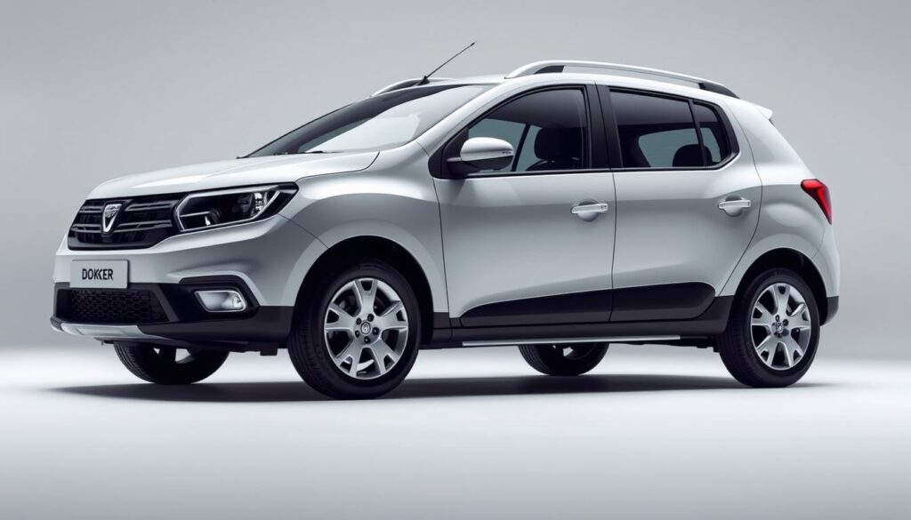 A sleek and modern exterior design showcasing the distinctive Dacia Dokker silhouette. The front features a bold grille, swept-back headlights, and a muscular front bumper, conveying a sense of strength and capability. The side profile highlights the clean, uncluttered lines and subtle curves, reflecting a sophisticated aesthetic. The rear showcases the practical hatchback design with stylish taillights and a well-integrated roof spoiler. The interior presents a spacious and functional cabin with a driver-centric layout. High-quality materials, intuitive controls, and ample storage space create a comfortable and ergonomic environment. Plush seating, ample legroom, and an adjustable steering wheel allow for a customized driving experience. Thoughtful design touches, such as the integrated infotainment system and climate controls, contribute to the overall user-friendly experience. A sleek and modern exterior design showcasing the distinctive Dacia Dokker silhouette. The front features a bold grille, swept-back headlights, and a muscular front bumper, conveying a sense of strength and capability. The side profile highlights the clean, uncluttered lines and subtle curves, reflecting a sophisticated aesthetic. The rear showcases the practical hatchback design with stylish taillights and a well-integrated roof spoiler. The interior presents a spacious and functional cabin with a driver-centric layout. High-quality materials, intuitive controls, and ample storage space create a comfortable and ergonomic environment. Plush seating, ample legroom, and an adjustable steering wheel allow for a customized driving experience. Thoughtful design touches, such as the integrated infotainment system and climate controls, contribute to the overall user-friendly experience.