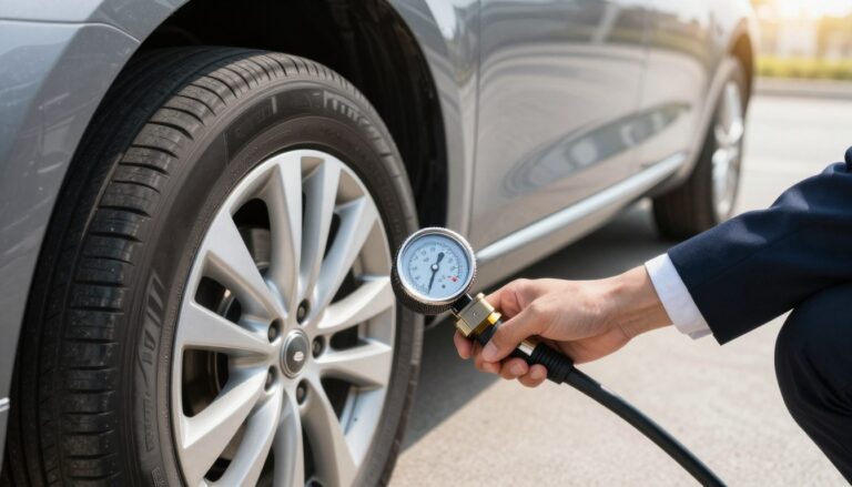 ضغط الإطارات